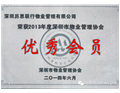 历思联行荣膺深圳市物业管理协会2013年度优秀会员